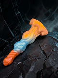 Drag-dildo med vibration og bevægelse.